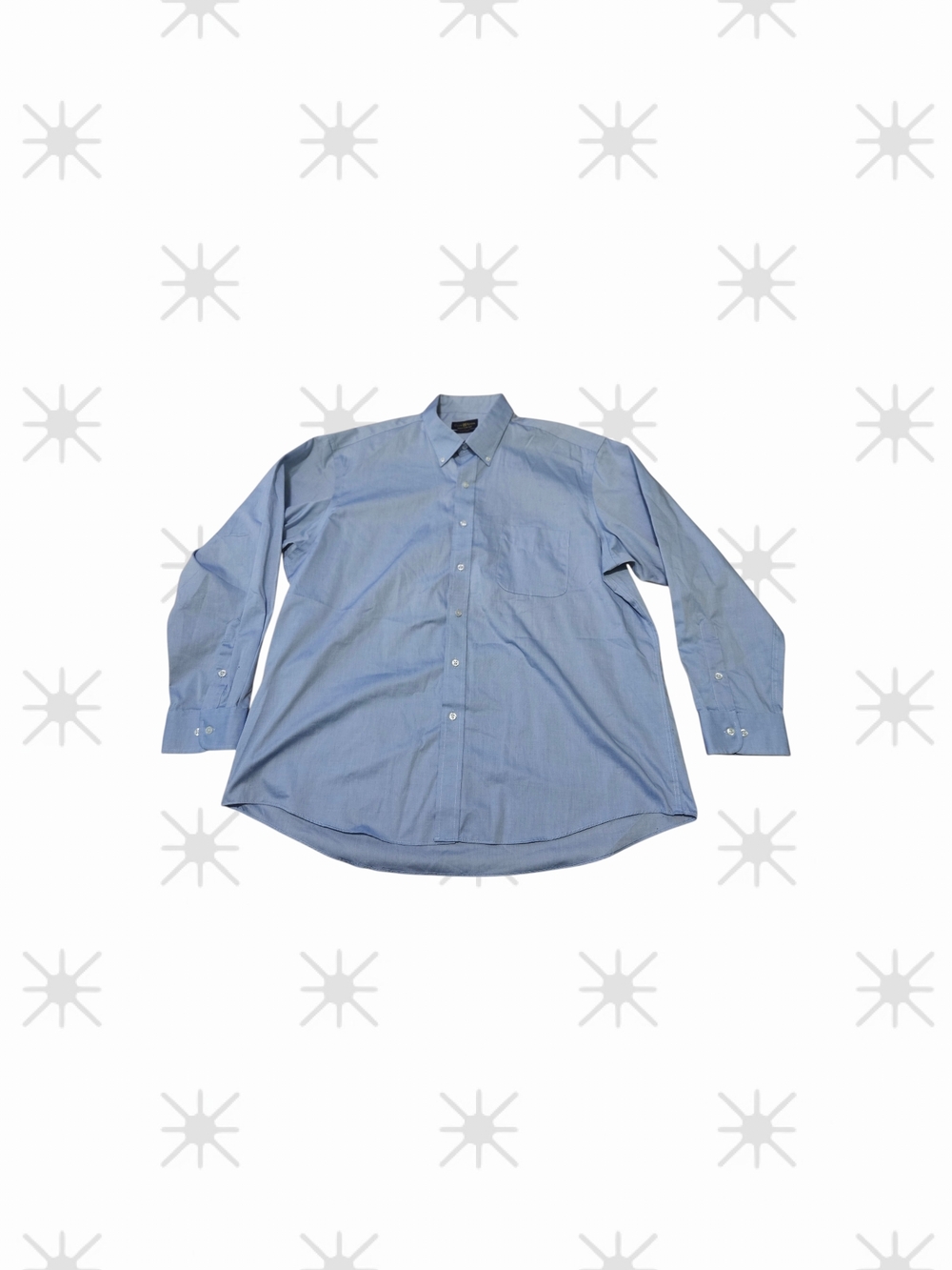 Club Room Light Blue Men's Dress Shirt - Button Front